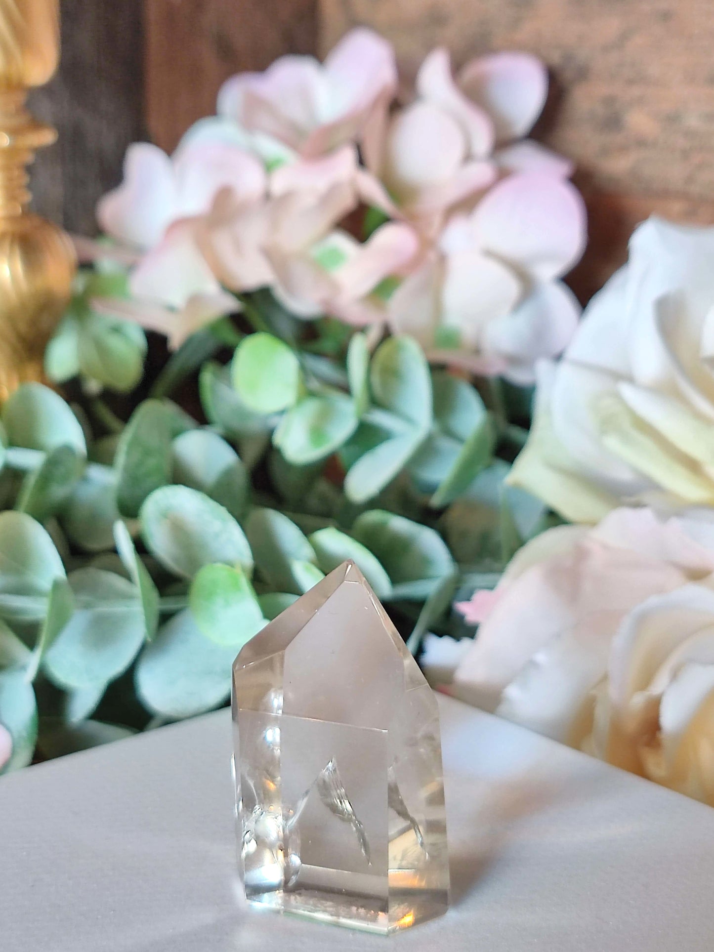 High Quality Rauchquarz Spitze RQ20, hell