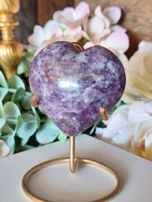 Lepidolith Herz LU20