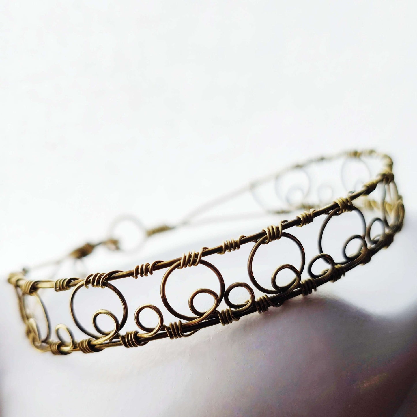 Armreif 'Golden Godess' (Messing)