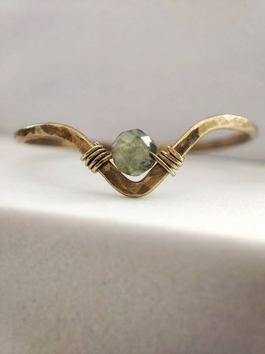 Trust Collection, grüner Apatit/ Messing