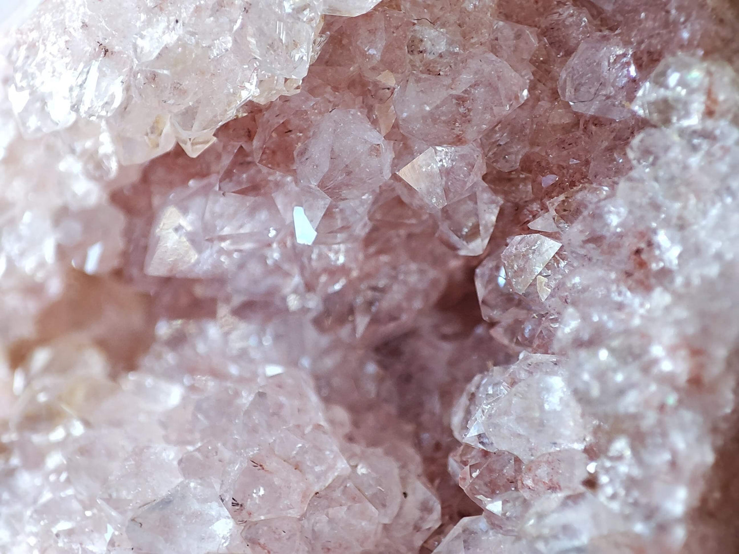 Geoden, Stufen und Drusen