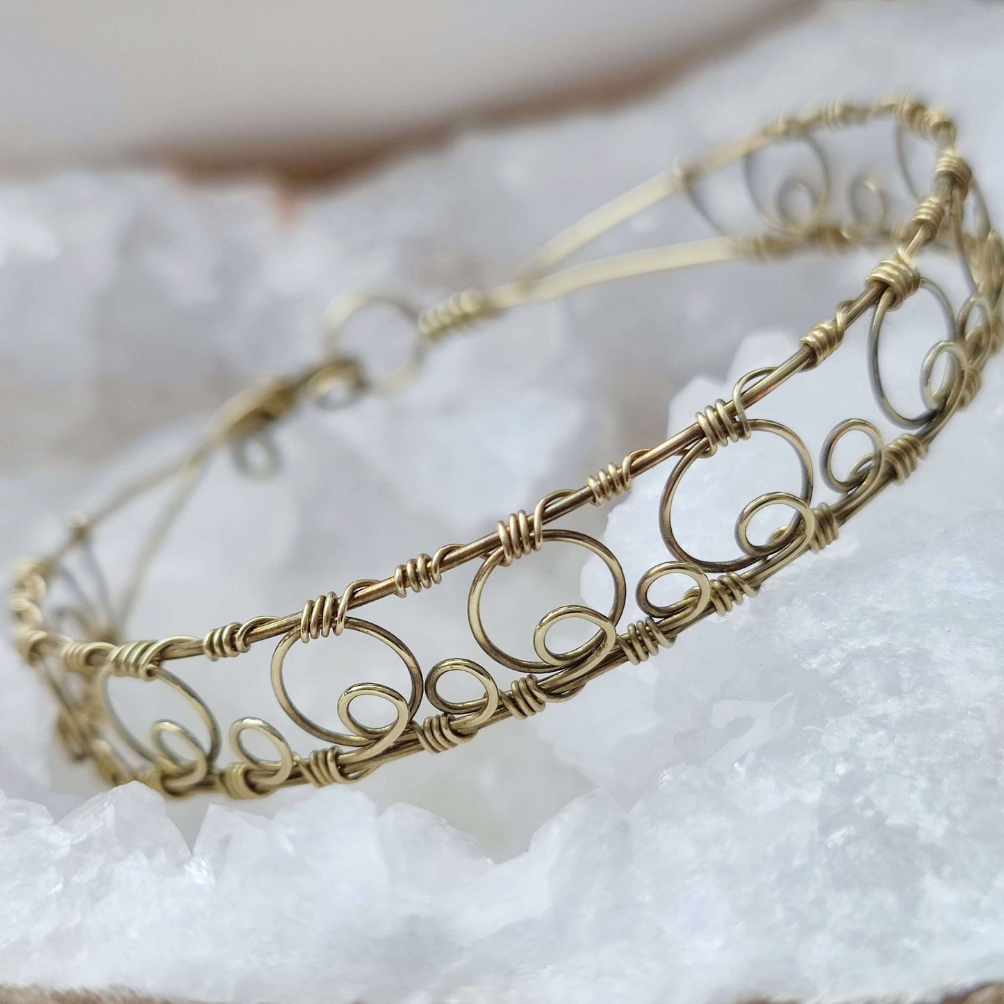 Armreif 'Golden Godess' (Messing)