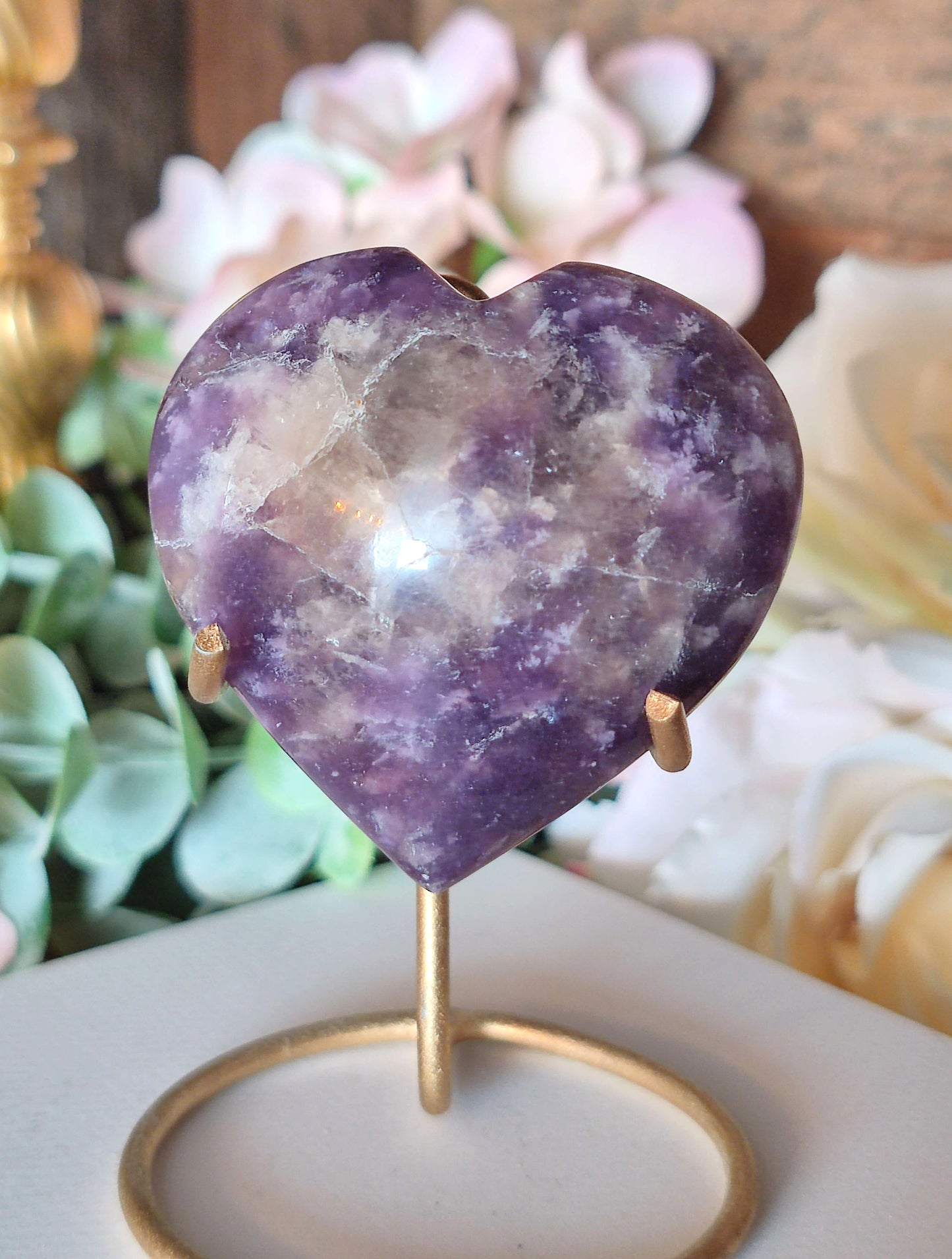 Lepidolith Herz LW20