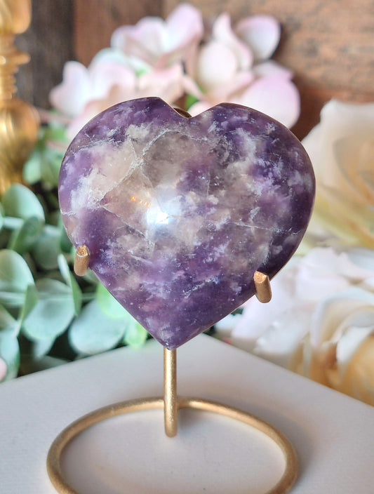 Lepidolith Herz LW20