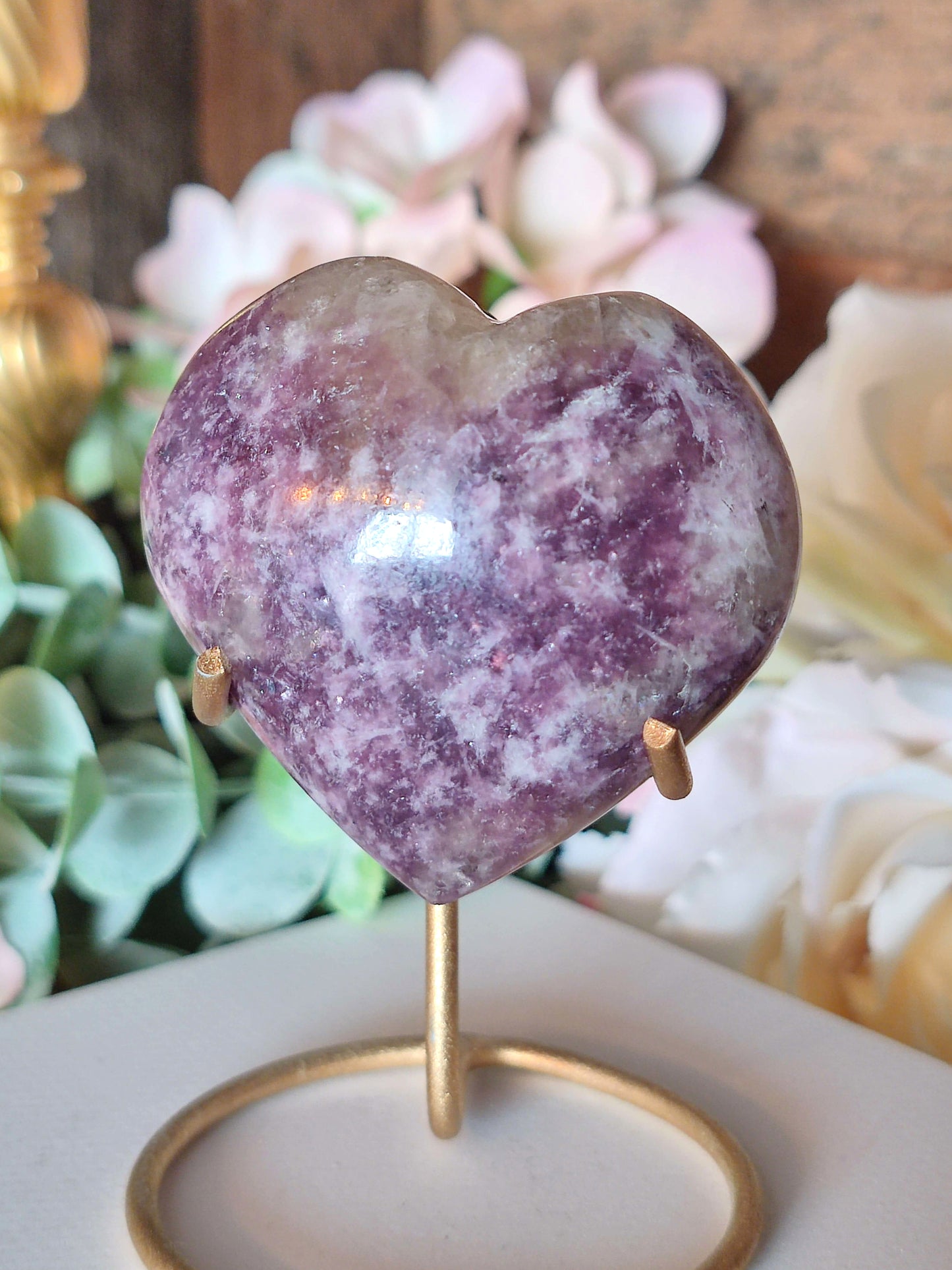 Lepidolith Herz LX25