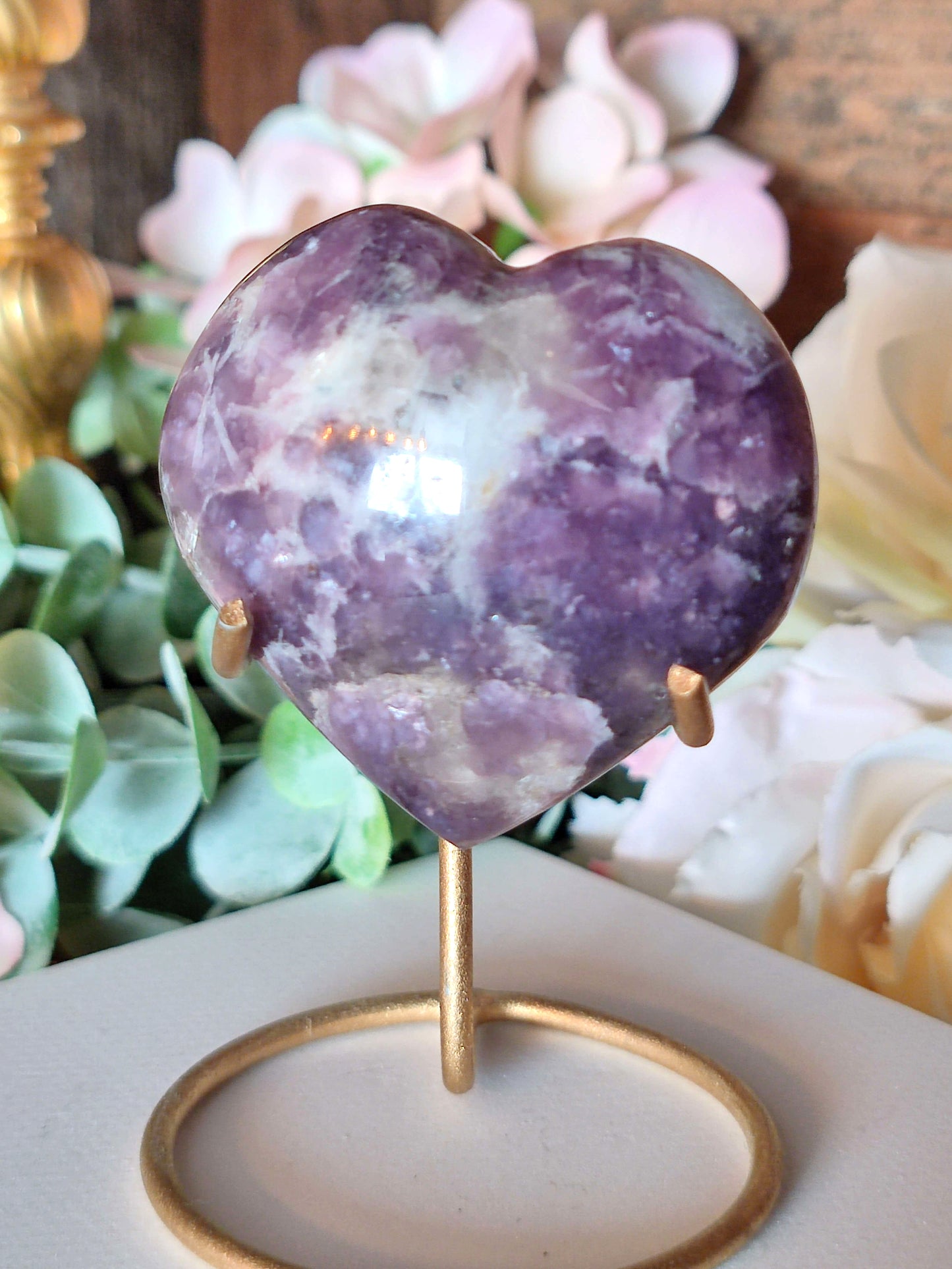 Lepidolith Herz LY25