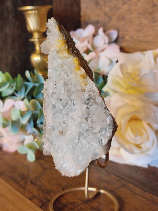 Calcit und Quarz auf Matrix CQ23