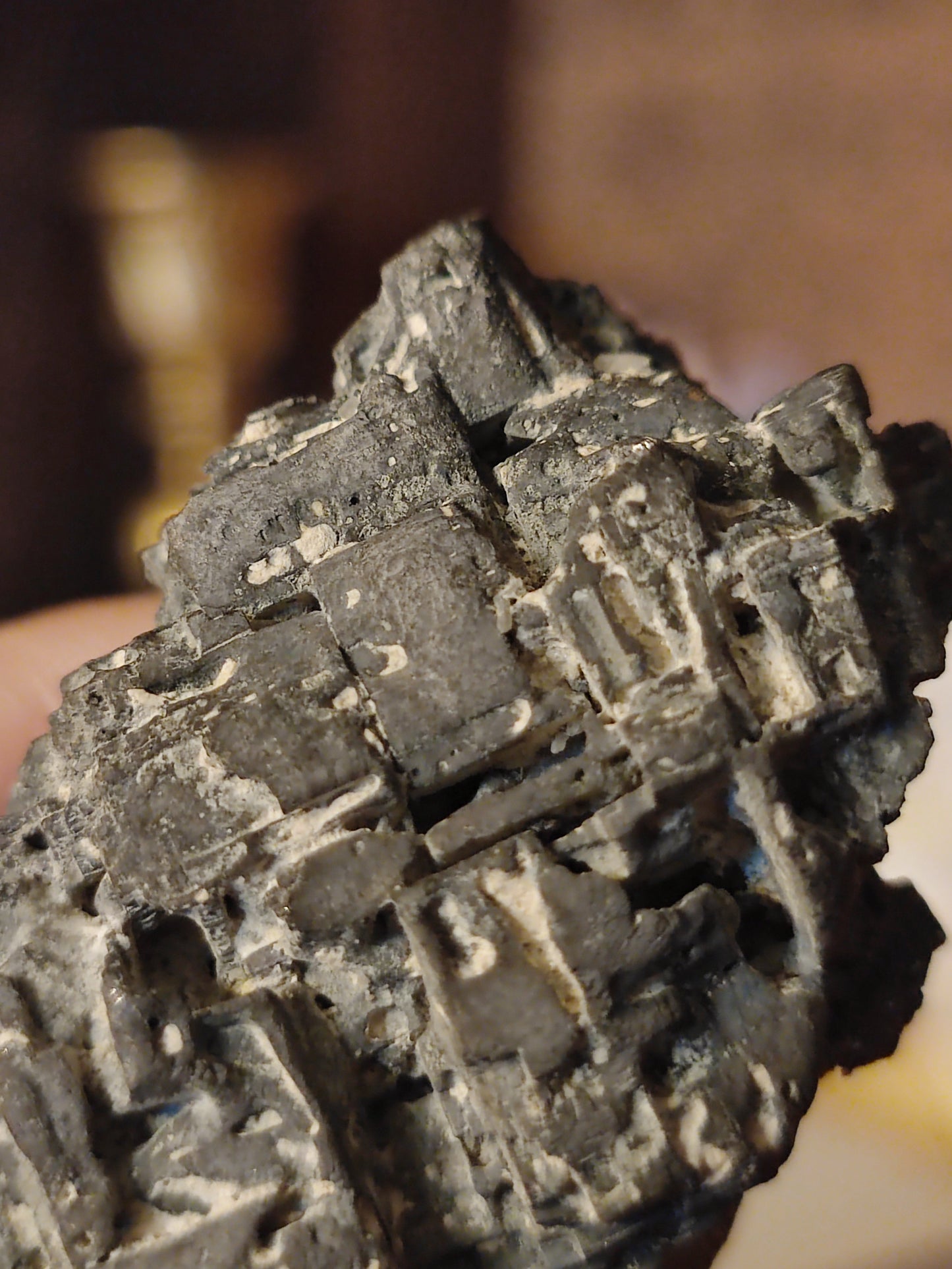 Skelettgalenit mit Chalkopyrit Stufe SKG15