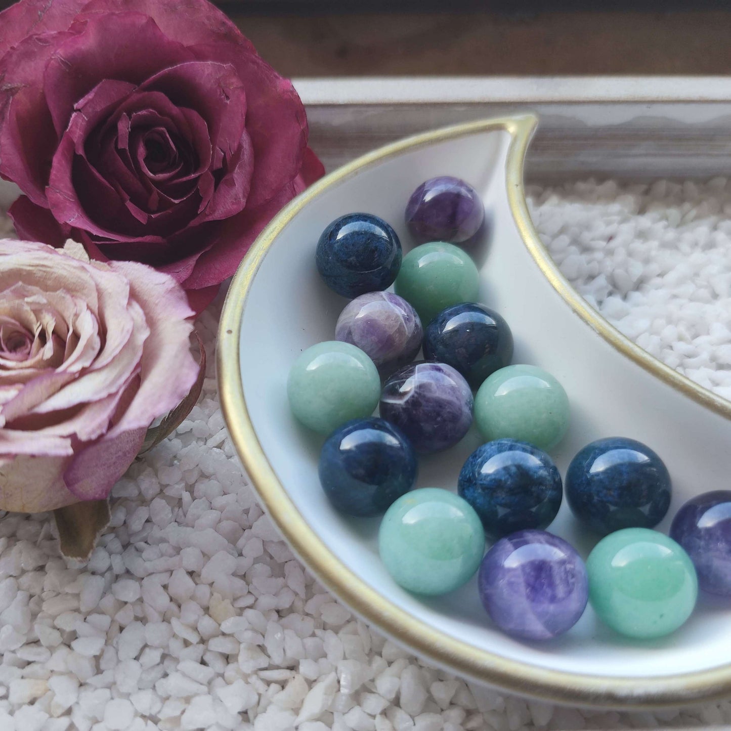 Mini Edelsteinkugeln