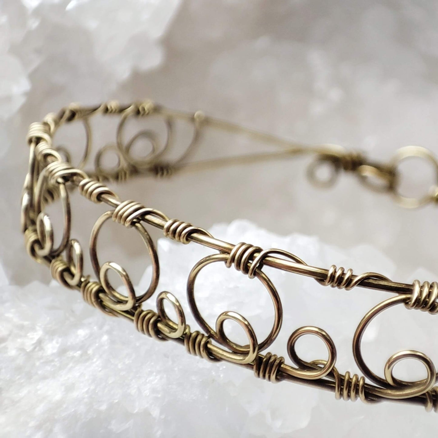 Armreif 'Golden Godess' (Messing)