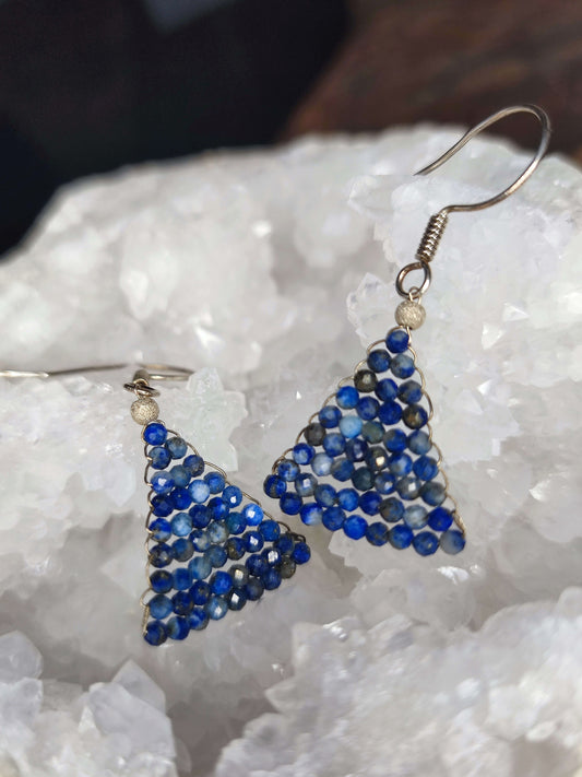 Ohrhänger Silber/ Lapislazuli