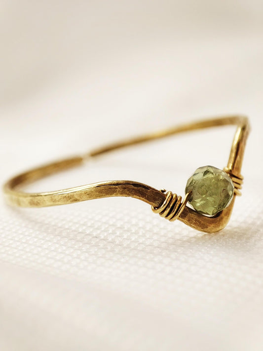 Trust Collection, grüner Apatit/ Messing