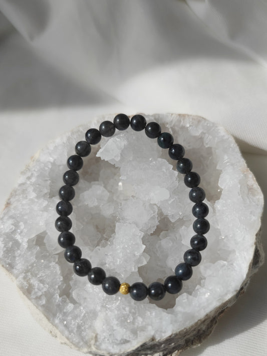 Elastisches Armband Labradorit, 6mm