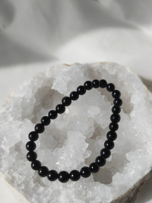 Elastisches Armband Turmalin, 6mm